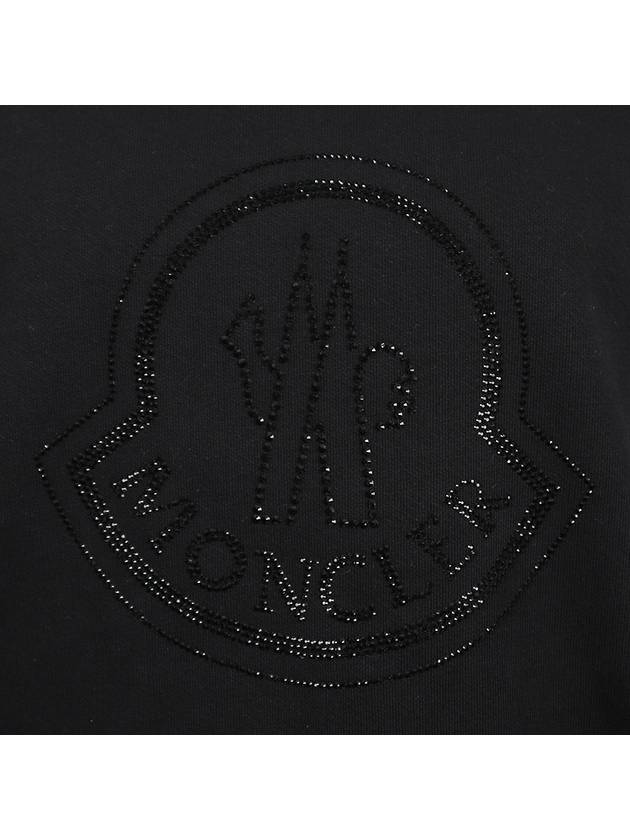 Crystal Logo Sweatshirt 8G00053 899TR 999 - MONCLER - BALAAN 6