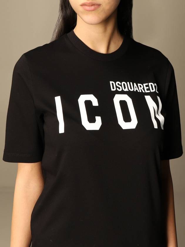 T-shirt Dsquared2 in cotone con logo Icon - DSQUARED2 - BALAAN 5