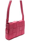 Intrecciato Cassette Cross Bag Cranberry - BOTTEGA VENETA - BALAAN 4