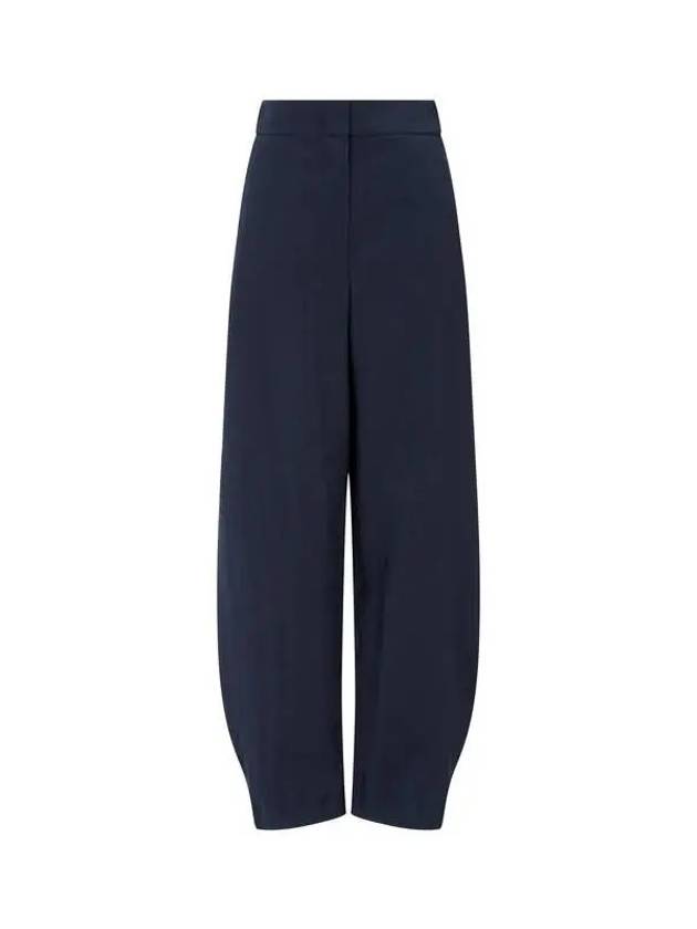 Women s Rayon Balloon Leg Pants Navy - EMPORIO ARMANI - BALAAN 1