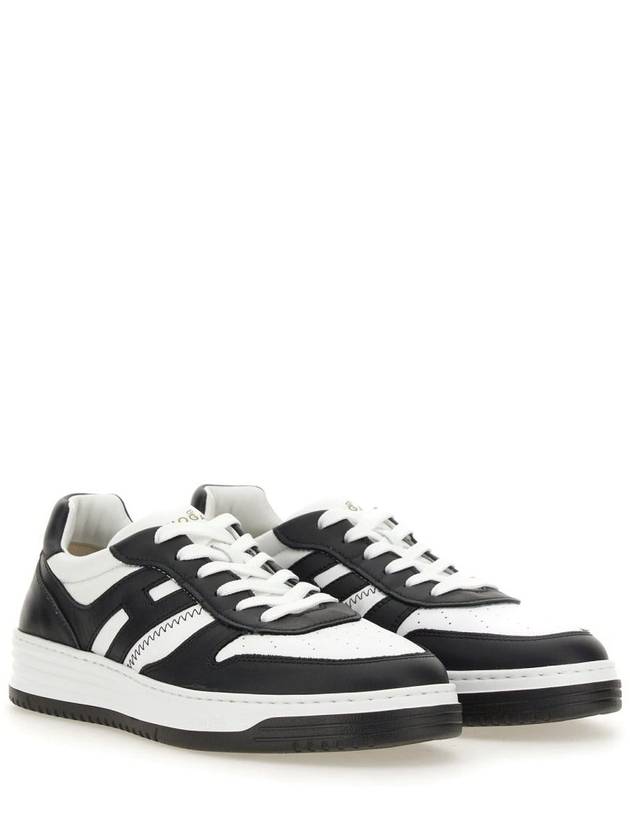 perforated low-top sneakers black - HOGAN - BALAAN 6