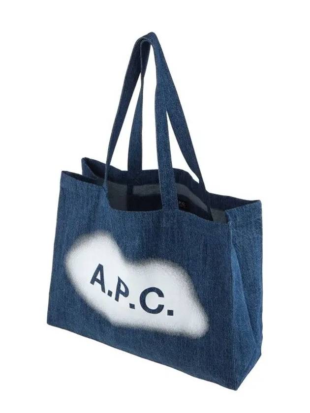 Diane Cotton Tote Bag Blue - A.P.C. - BALAAN 4