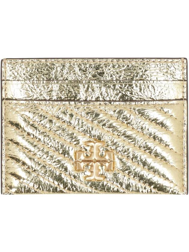 Tory Burch Kira Metallic Leather Card Holder - TORY BURCH - BALAAN 2