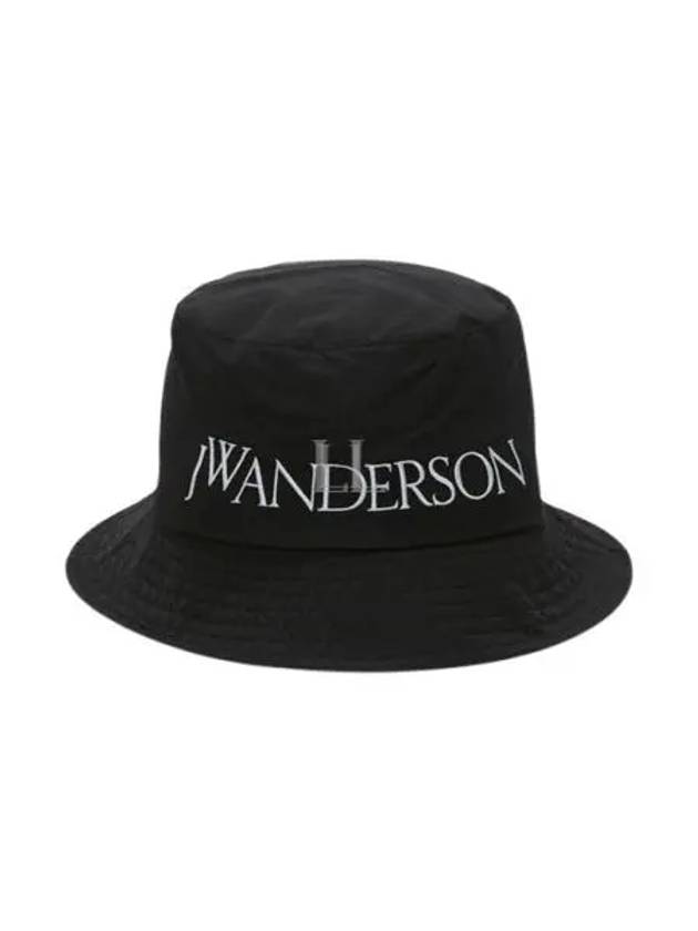 Embroidered Logo Bucket Hat Black - JW ANDERSON - BALAAN 2