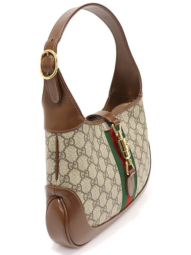 636706 GG Supreme Canvas Gold Plated Jackie 1961 Small Shoulder Bag - GUCCI - BALAAN 3