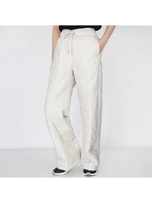 Genuine W Sportswear Essential Quilted HR OH Pants FB8723 104 - NIKE - BALAAN 2