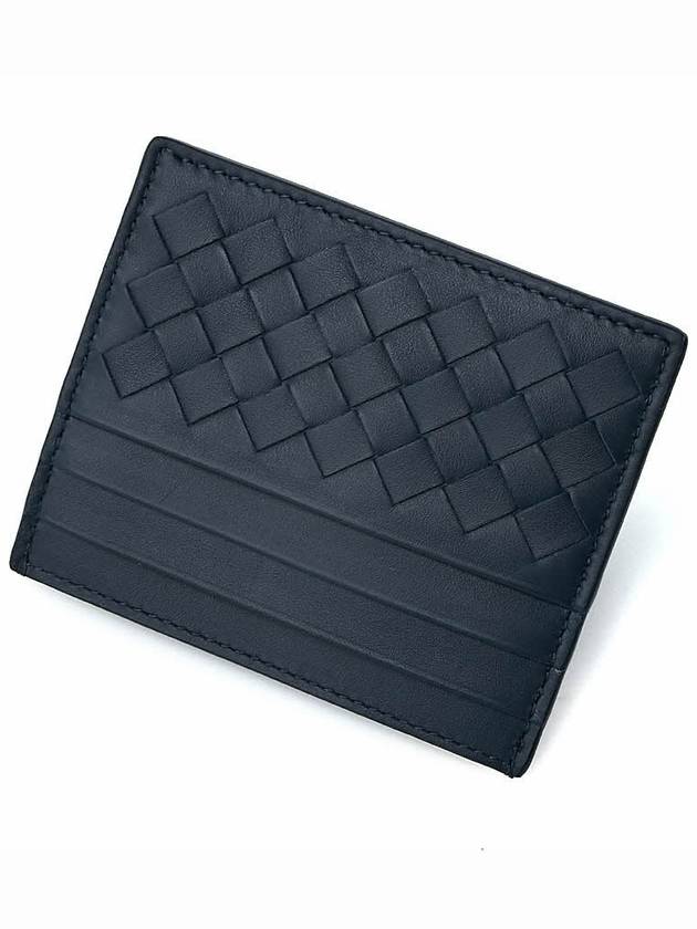 Intrecciato Classic Card Wallet Navy - BOTTEGA VENETA - BALAAN 6