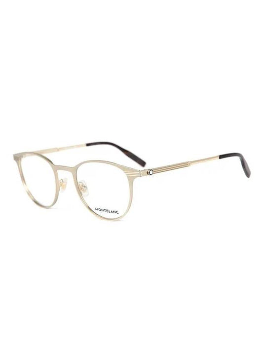 Eyewear Round Metal Eyeglasses Gold - MONTBLANC - BALAAN 1