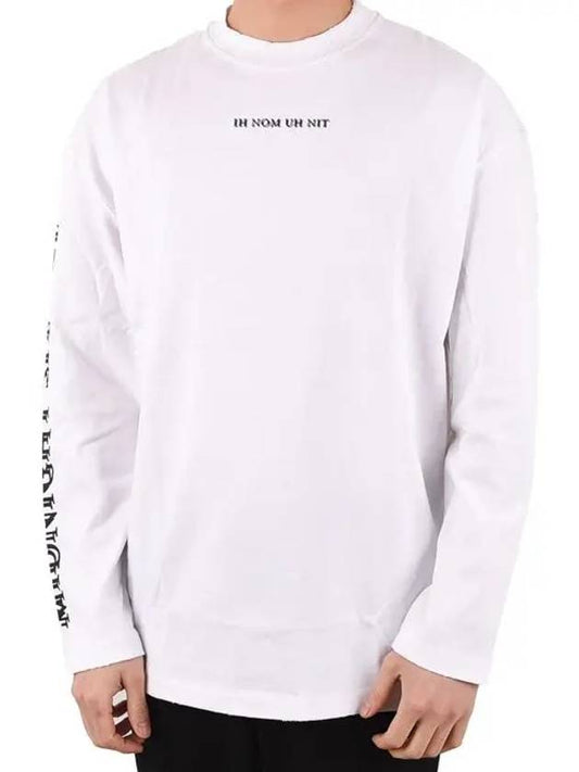 Men s Code Printing T Shirt White NUS19281 - IH NOM UH NIT - BALAAN 2