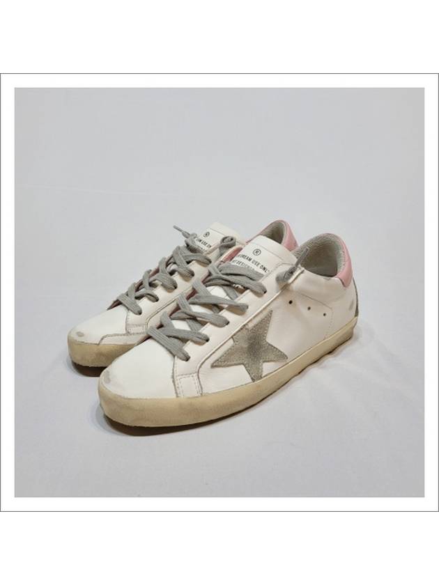 Superstar White Pink Heel Tab Sneakers - GOLDEN GOOSE - BALAAN 2