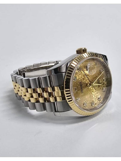 Rolex Datejust Combi Computer Edition Diamond 10P 36mm Men s Watch 116233 - ROLEX - BALAAN 2