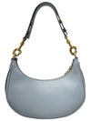 Women s Celine 196923 Ice Blue Color Leather Abba Hobo Shoulder Bag - CELINE - BALAAN 3