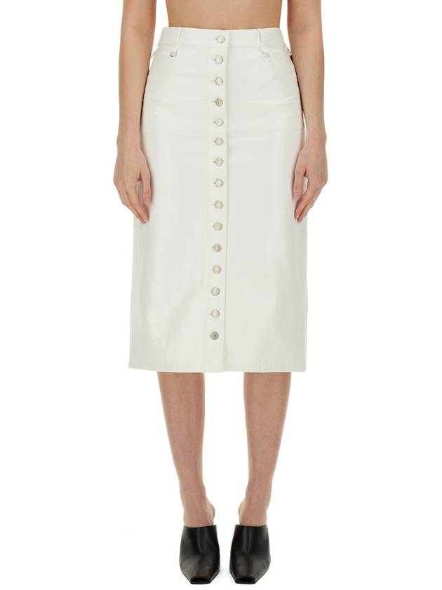 SKIRT WITH BUTTONS - COURREGES - BALAAN 1