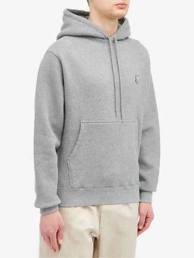 Bold Fox Head Patch Comfort Hoodie Grey - MAISON KITSUNE - BALAAN 3