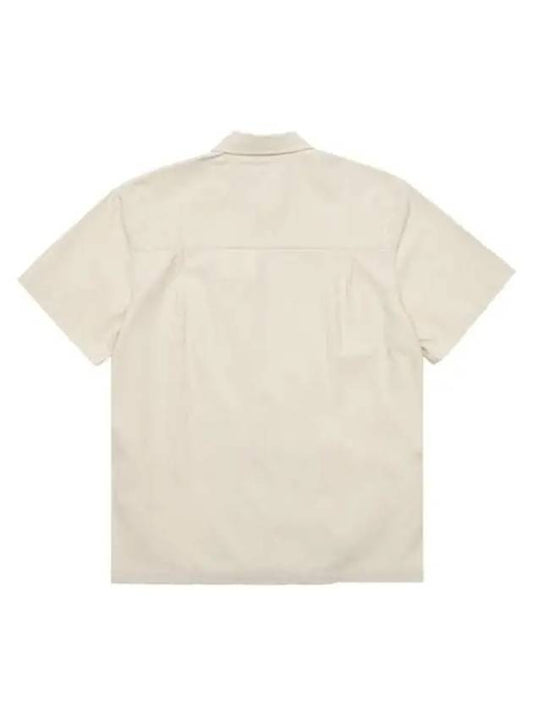 Jacquemus Men's Le Raffia Over Short Sleeve Shirt Off White 23E235SH037 1053 110 - JACQUEMUS - BALAAN 2