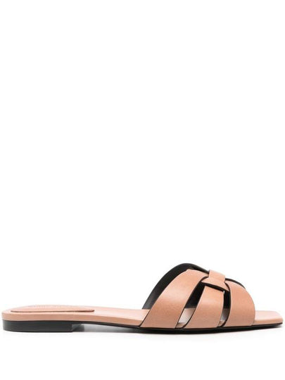 Women's Tribute Sandals Beige - SAINT LAURENT - BALAAN 2