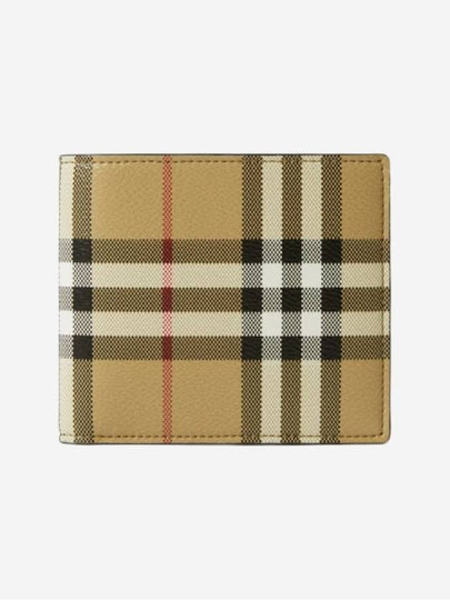 Men's Vintage Check Half Wallet Beige - BURBERRY - BALAAN 2