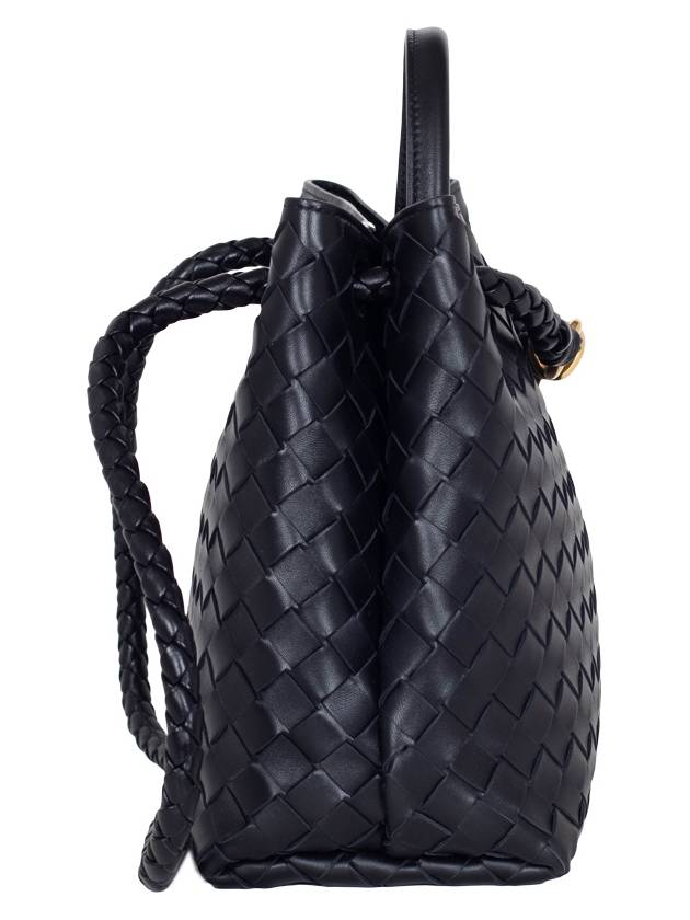 Andiamo Medium Tote Bag Black - BOTTEGA VENETA - BALAAN 4