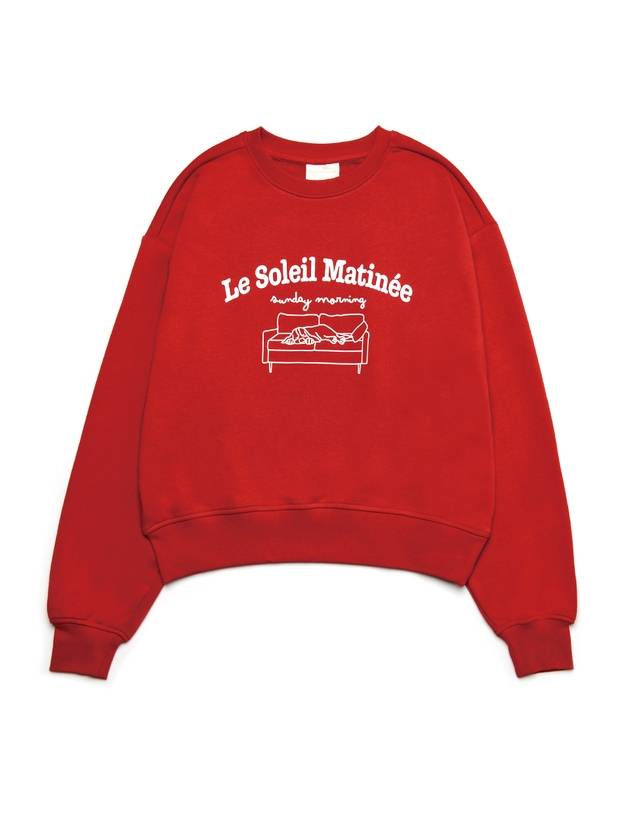 Sleeping Puppy Sweatshirt Red - LE SOLEIL MATINEE - BALAAN 2