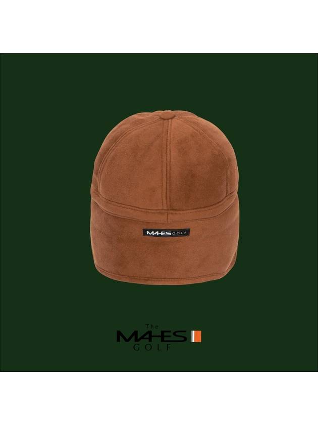 Logo ball cap earmuff cap Orange label suede fleece earmuff cap EC00737 - MAHES - BALAAN 3