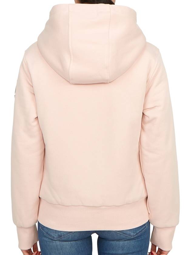 Classic Bunny 2 Zip Up Hoodie White Lining Dusty Rose - MOOSE KNUCKLES - BALAAN 6