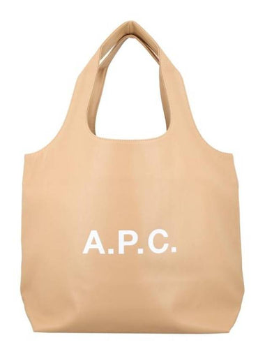 Logo Ninon Detail Medium Tote Bag Beige - A.P.C. - BALAAN 1