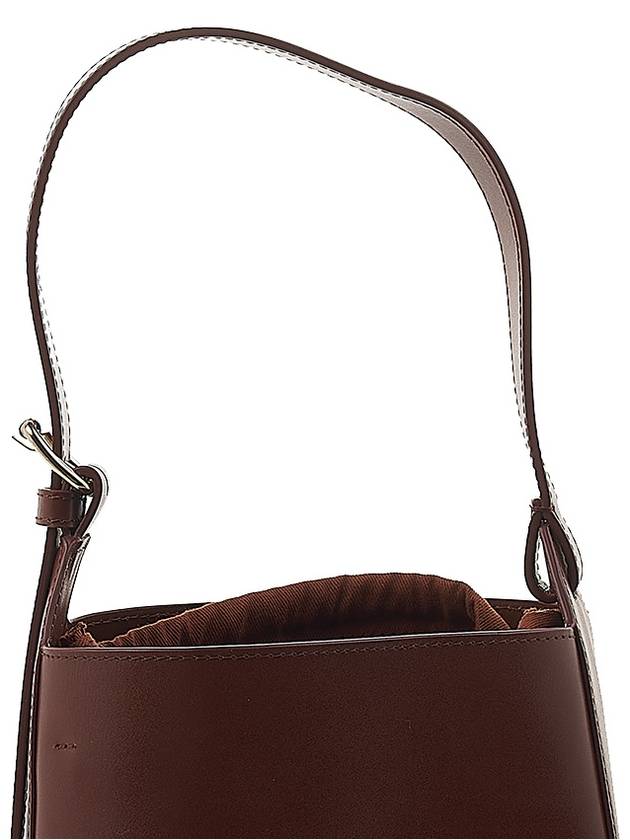 Virginie Leather Small Shoulder Bag Brown - A.P.C. - BALAAN 9