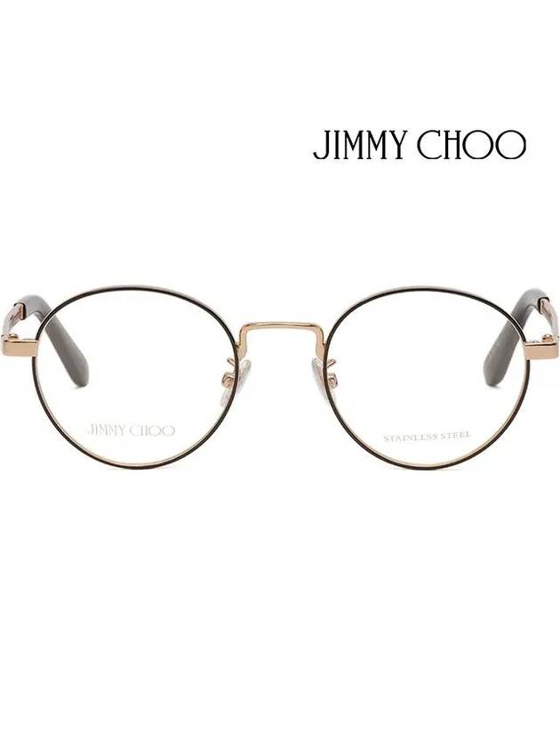 Glasses frame JC210F 807 Asian fit metal frame gold - JIMMY CHOO - BALAAN 3