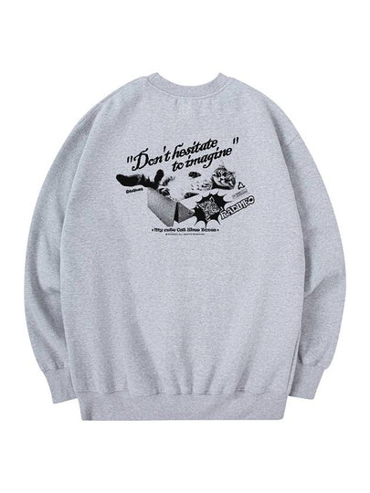 Cat Box Sweatshirt Grey - RADINEO - BALAAN 2