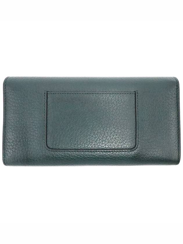 Women s Mulberry RL6538 Green Heavy Grain Leather Gold Dali Long Wallet gt Gangbuk used luxury goods - MULBERRY - BALAAN 4