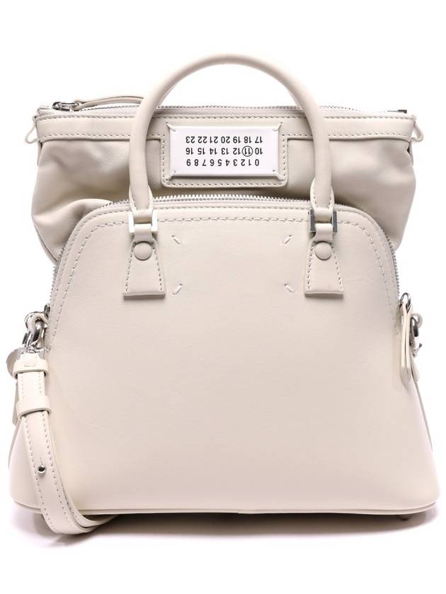 5AC Mini Tote Bag Light Grey - MAISON MARGIELA - BALAAN 3