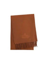 Logo Wool Muffler Brown - VIVIENNE WESTWOOD - BALAAN 3