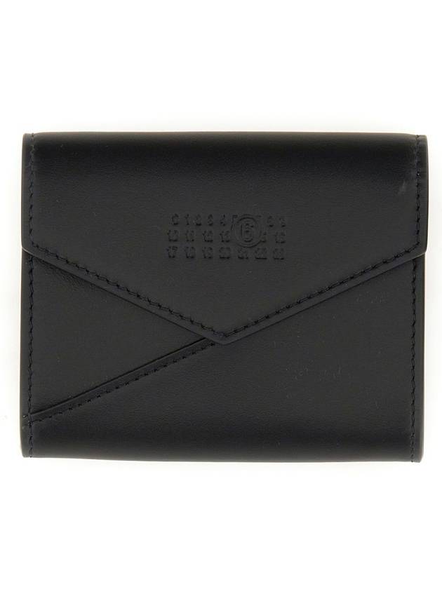 Japanese 6 Leather Card Wallet Black - MAISON MARGIELA - BALAAN 8