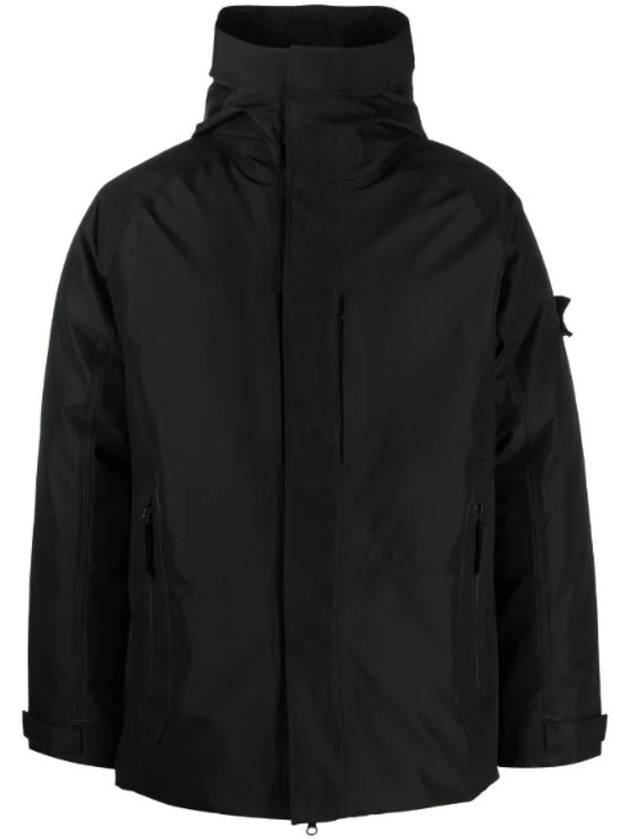 Gore-Tex Recycled Polyester Down Padding Black - STONE ISLAND - BALAAN 1