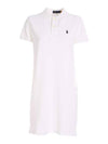 Women's Pony Logo Midi Dress White - POLO RALPH LAUREN - BALAAN 2