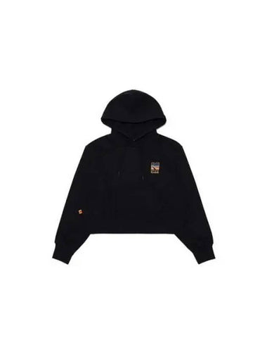 KODAK Apparel Rainbow Big Logo Hooded Sweatshirt Women BLACK - KODO - BALAAN 1