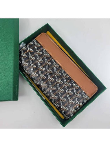 Matignon long wallet GM black tan MATIG2GMLTY01CL03P - GOYARD - BALAAN 1