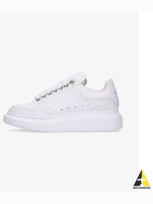 Larry Two Tone Suede Leather Low Top Sneakers White - ALEXANDER MCQUEEN - BALAAN 2