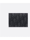 Business Card Wallet Black Dior Oblique Jacquard - DIOR - BALAAN 2