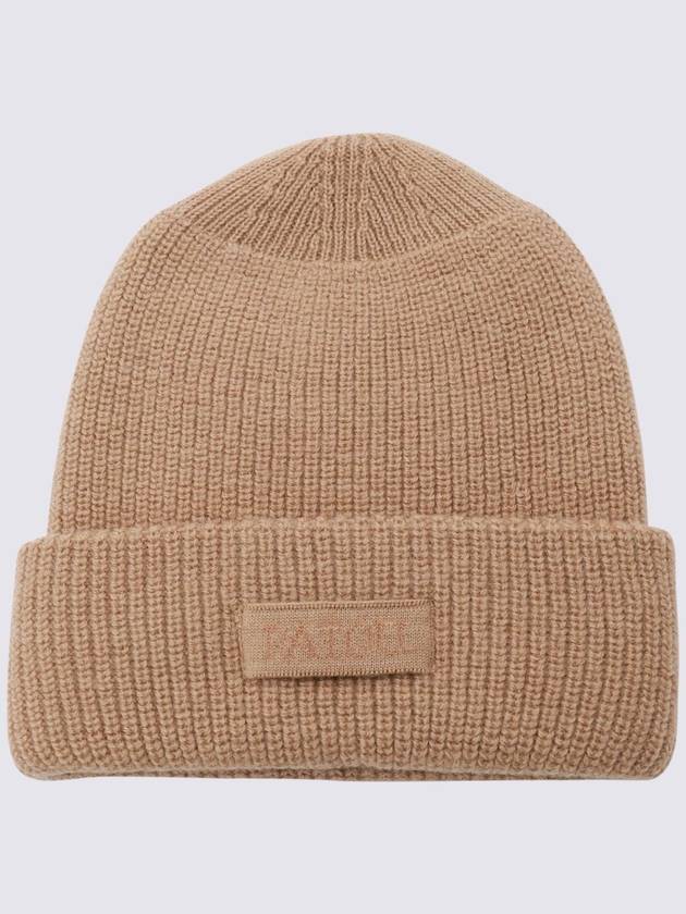 Patou Beige Wool Hat - PATOU - BALAAN 1