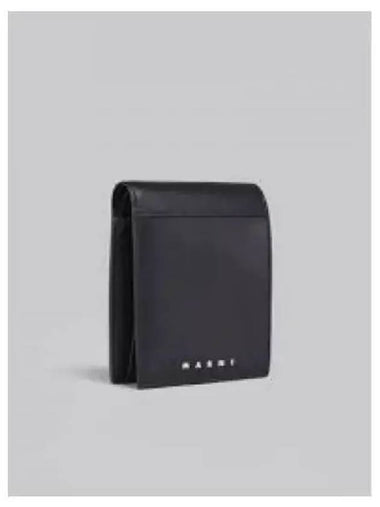 Folded Card Holder Black PFMI0087U0P603900N99 - MARNI - BALAAN 1