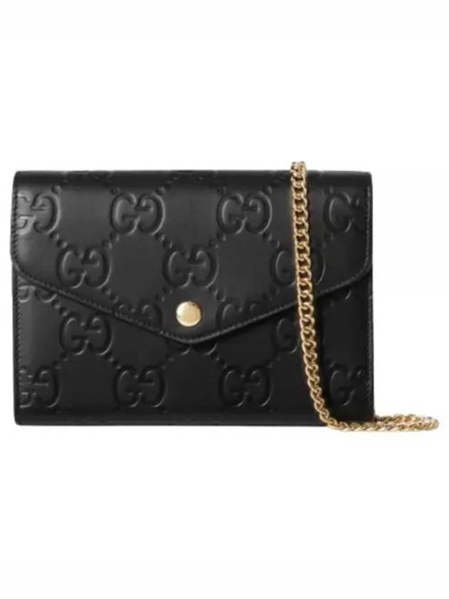 GG Chain Shoulder Bag Black - GUCCI - BALAAN 2