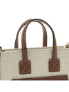 Mini Two-Tone Canvas and Leather Freya Tote Bag Natural Tan - BURBERRY - BALAAN 8