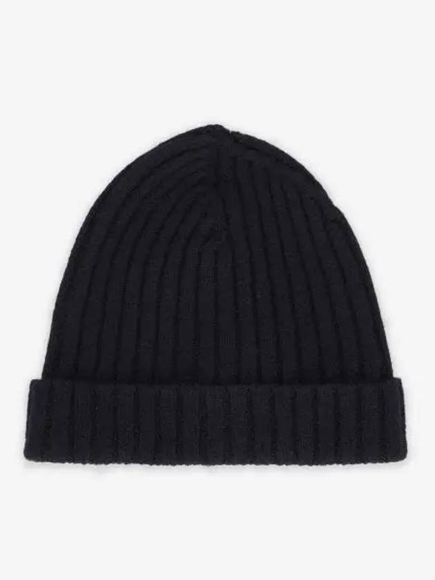 Rib Knit Beanie Black - JIL SANDER - BALAAN 2