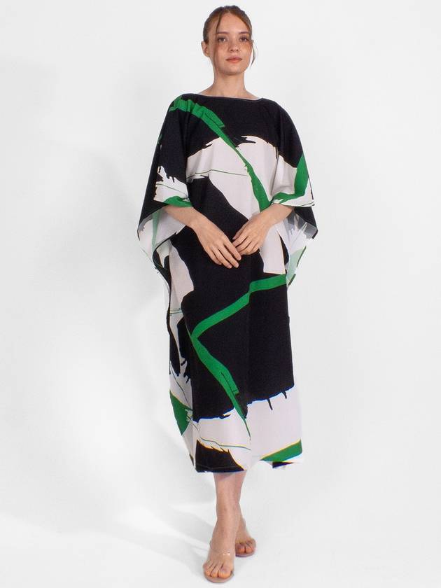 Two Way Kaftan Long Dress Green - IMIRK - BALAAN 3