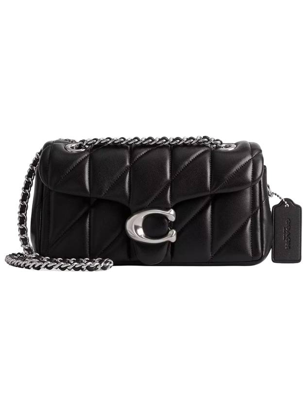 Tabby 20 Quilted Shoulder Bag Black - COACH - BALAAN 1