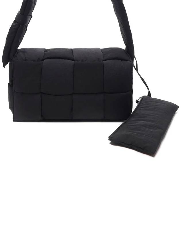 Padded Tech Cassette Cross Bag Black - BOTTEGA VENETA - BALAAN 3