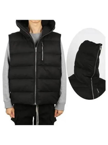 Hooded down vest 271985 - RICK OWENS - BALAAN 1