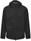 Membrana 3L TC Hooded Jacket Black - STONE ISLAND - BALAAN 2