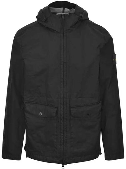 Membrana 3L TC Hooded Jacket Black - STONE ISLAND - BALAAN 2